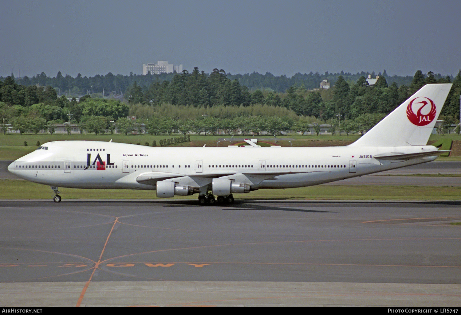 Aircraft Photo of JA8108 | Boeing 747-246B | Japan Airlines - JAL | AirHistory.net #229893
