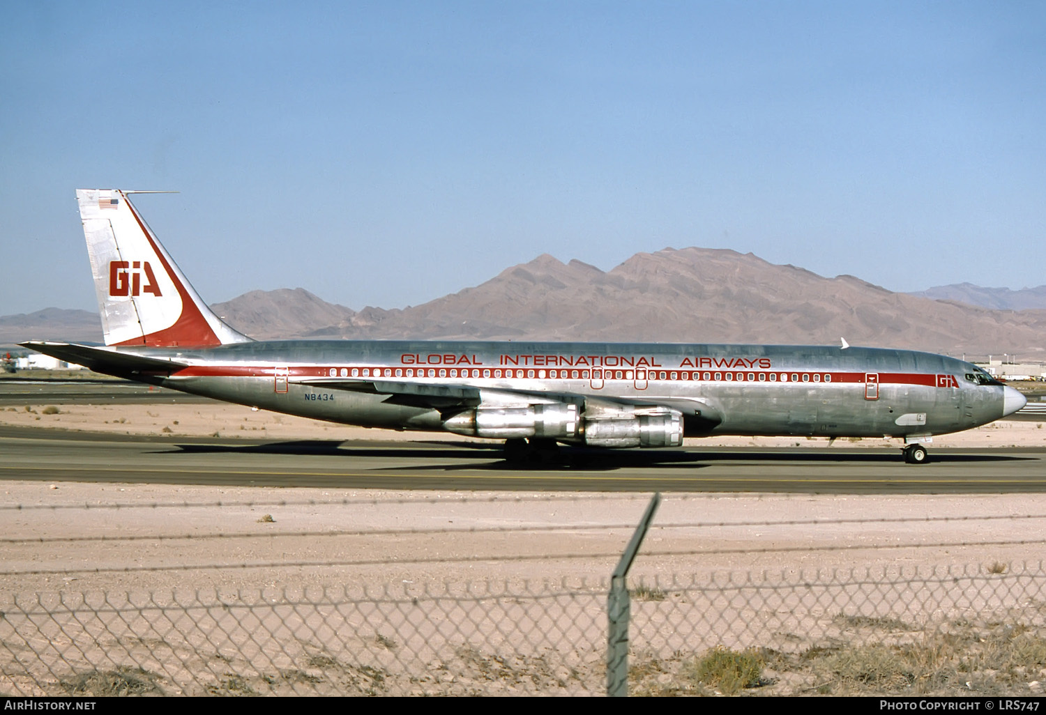 Aircraft Photo of N8434 | Boeing 707-323B | Global International Airways - GIA | AirHistory.net #229939