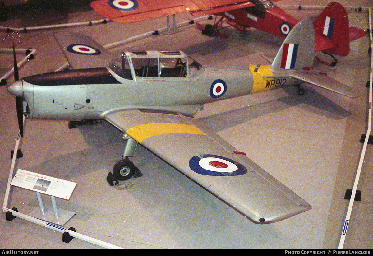 Aircraft Photo of WP912 | De Havilland DHC-1 Chipmunk T10 | UK - Air Force | AirHistory.net #229946