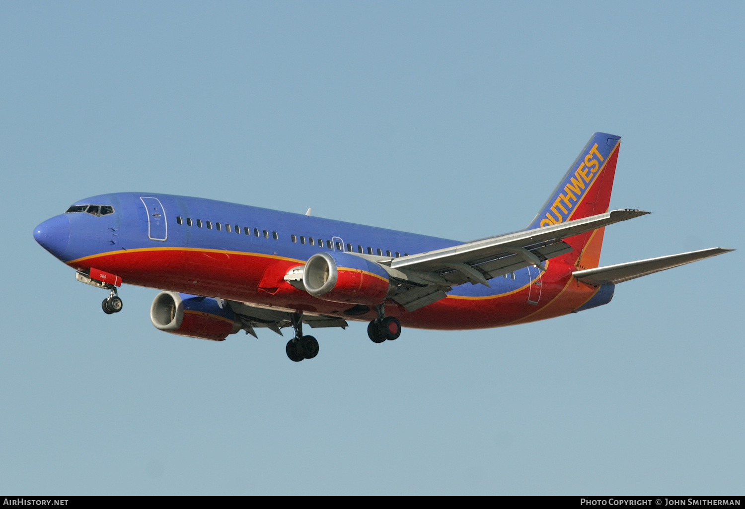Aircraft Photo of N385SW | Boeing 737-3H4 | Southwest Airlines | AirHistory.net #229971