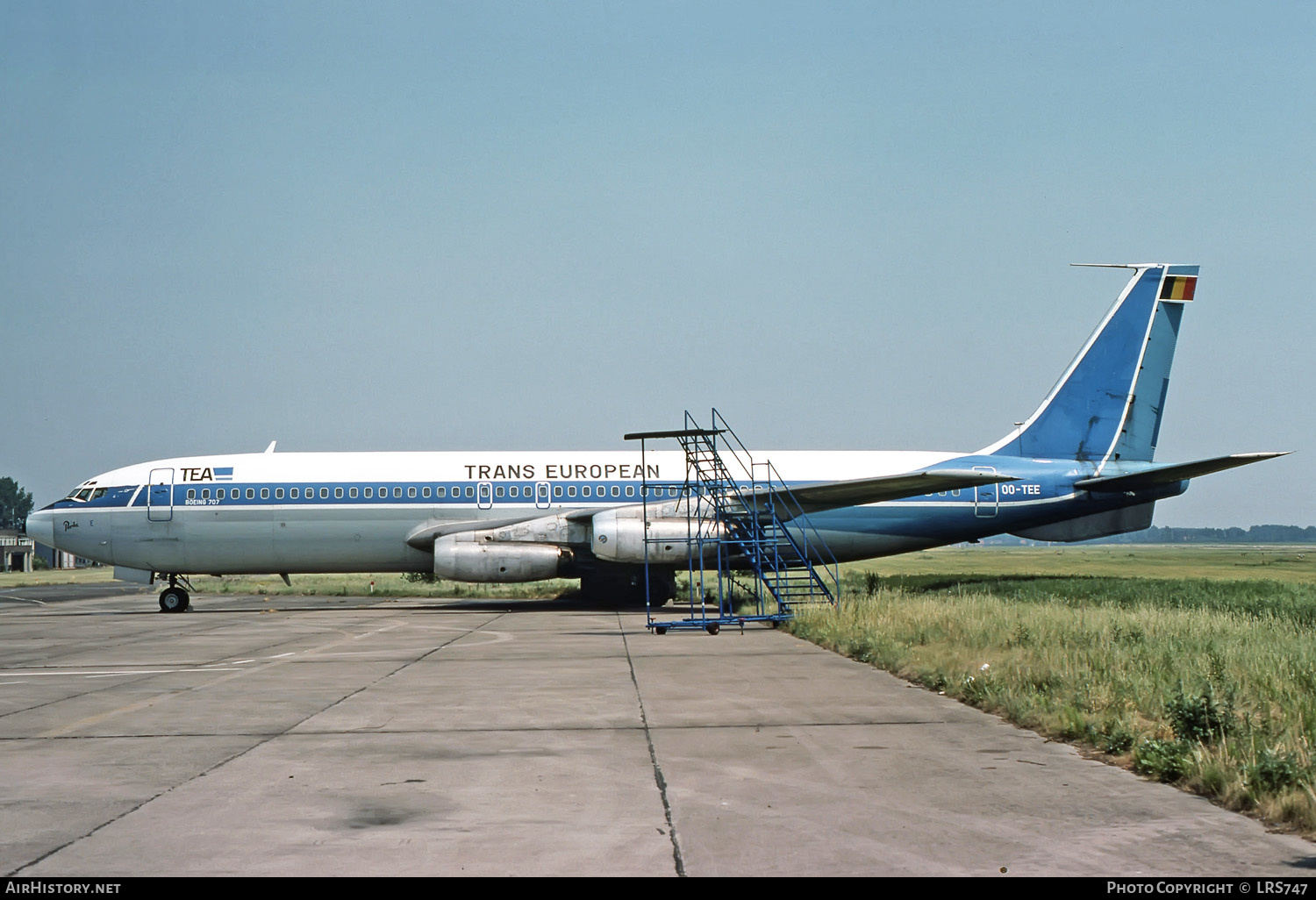Aircraft Photo of OO-TEE | Boeing 707-131 | TEA - Trans European Airways | AirHistory.net #229985