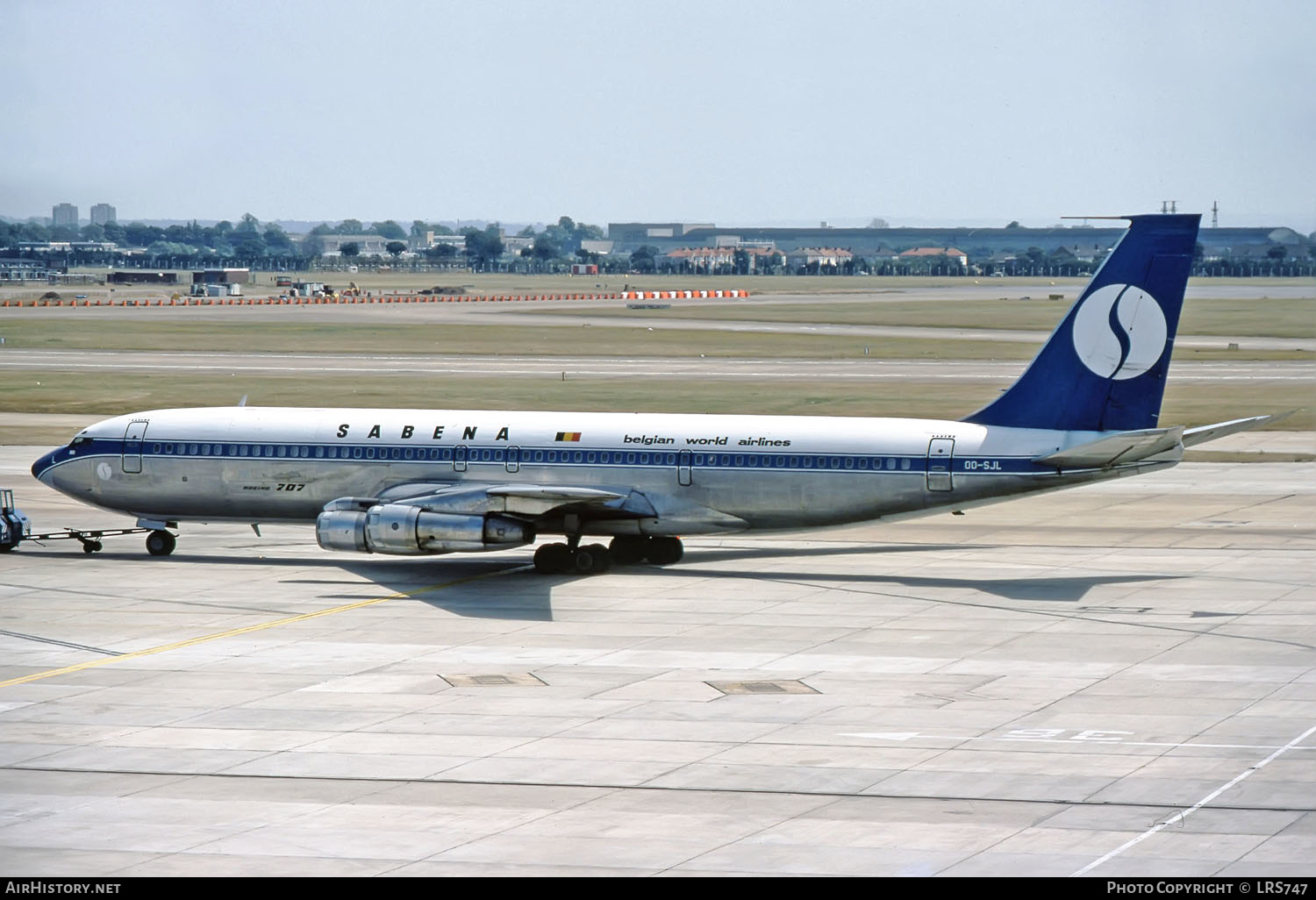 Aircraft Photo of OO-SJL | Boeing 707-329C | Sabena | AirHistory.net #230000