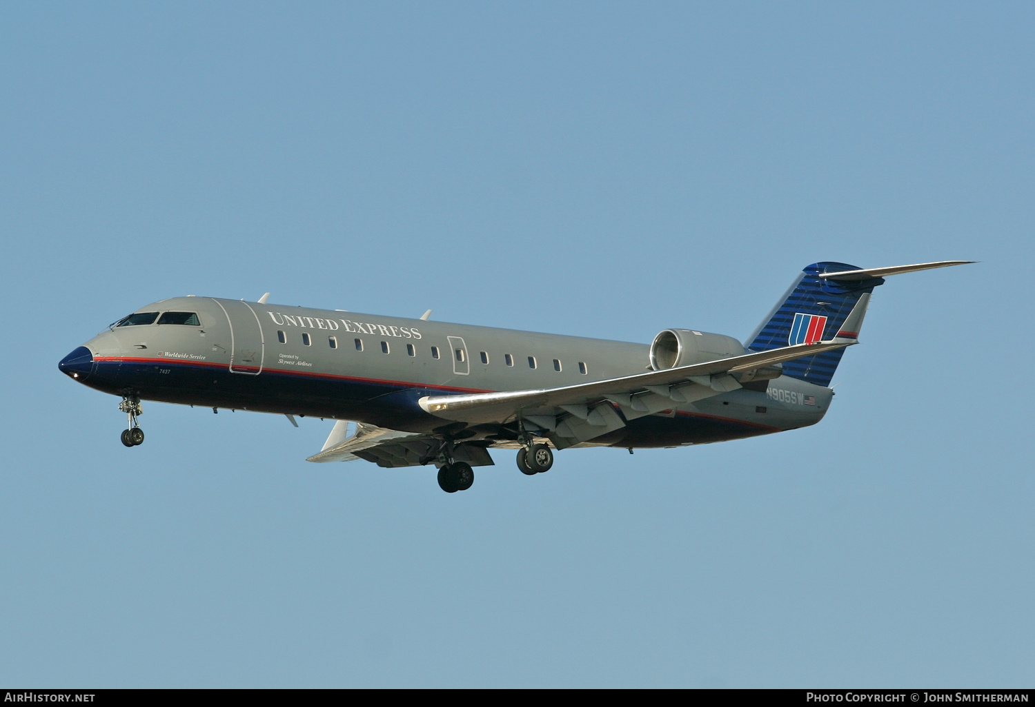 Aircraft Photo of N905SW | Bombardier CRJ-200LR (CL-600-2B19) | United Express | AirHistory.net #230002