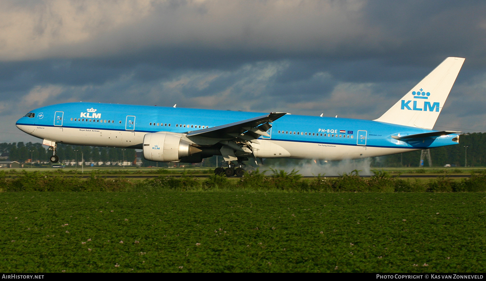 Aircraft Photo of PH-BQE | Boeing 777-206/ER | KLM - Royal Dutch Airlines | AirHistory.net #230040