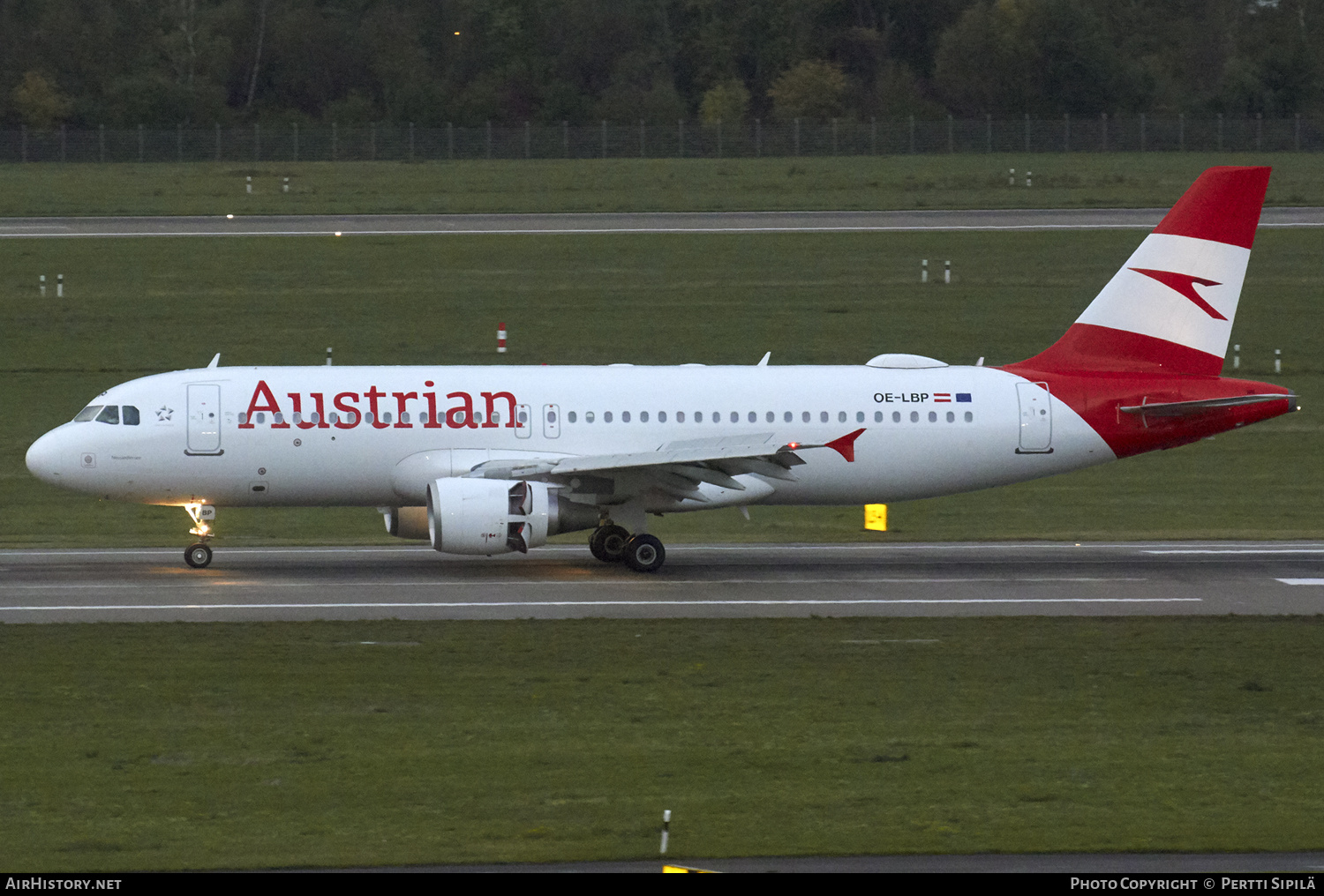 Aircraft Photo of OE-LBP | Airbus A320-214 | Austrian Airlines | AirHistory.net #230049