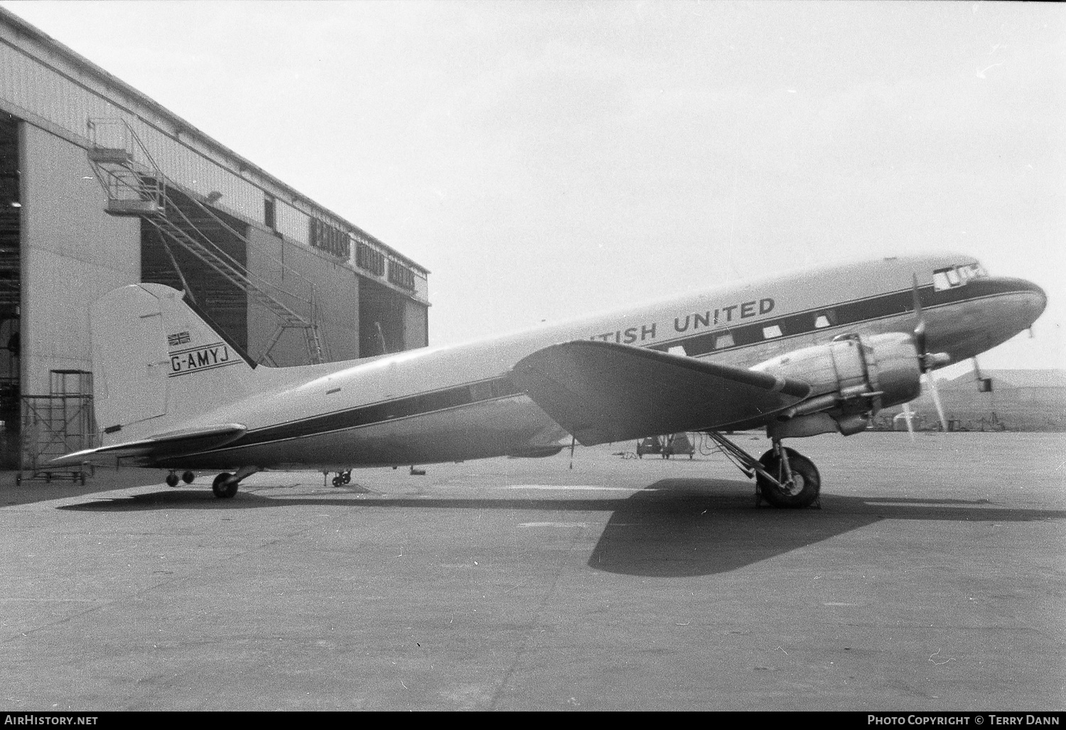 Aircraft Photo of G-AMYJ | Douglas C-47B Dakota Mk.4 | British United Airways - BUA | AirHistory.net #230058