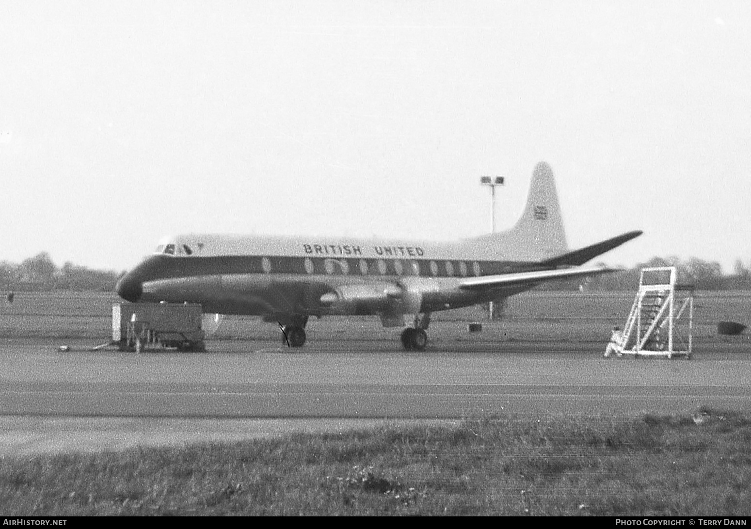 Aircraft Photo of G-APNE | Vickers 831 Viscount | British United Airways - BUA | AirHistory.net #230066