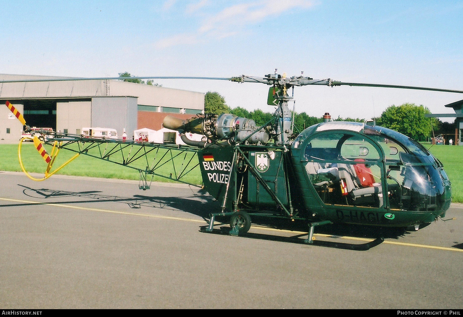 Aircraft Photo of D-HAGI | Aerospatiale SA-318C Alouette II Astazou | Bundespolizei | AirHistory.net #230068