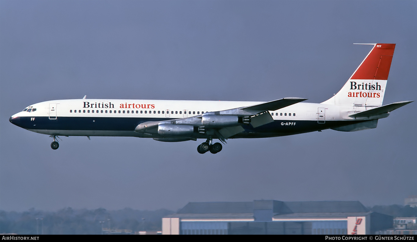 Aircraft Photo of G-APFF | Boeing 707-436 | British Airtours | AirHistory.net #230071