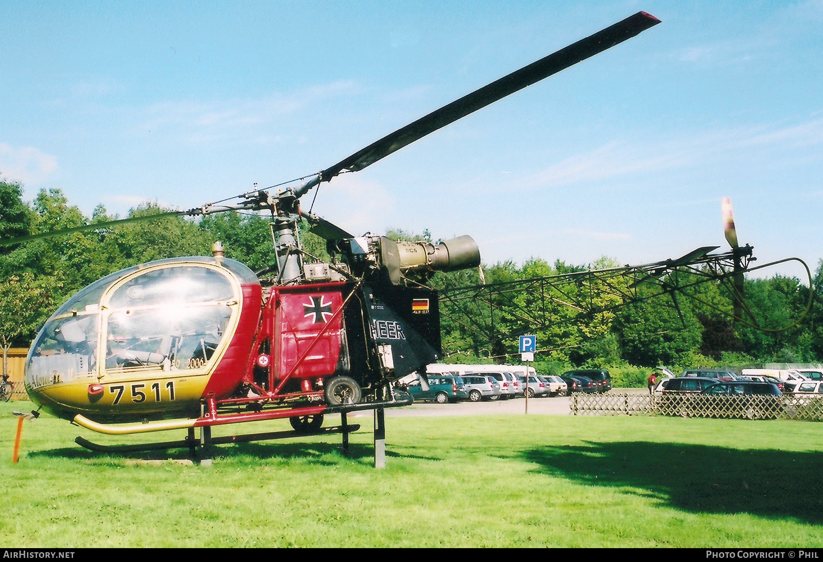 Aircraft Photo of 7511 | Sud SE-3130 Alouette II | Germany - Army | AirHistory.net #230081