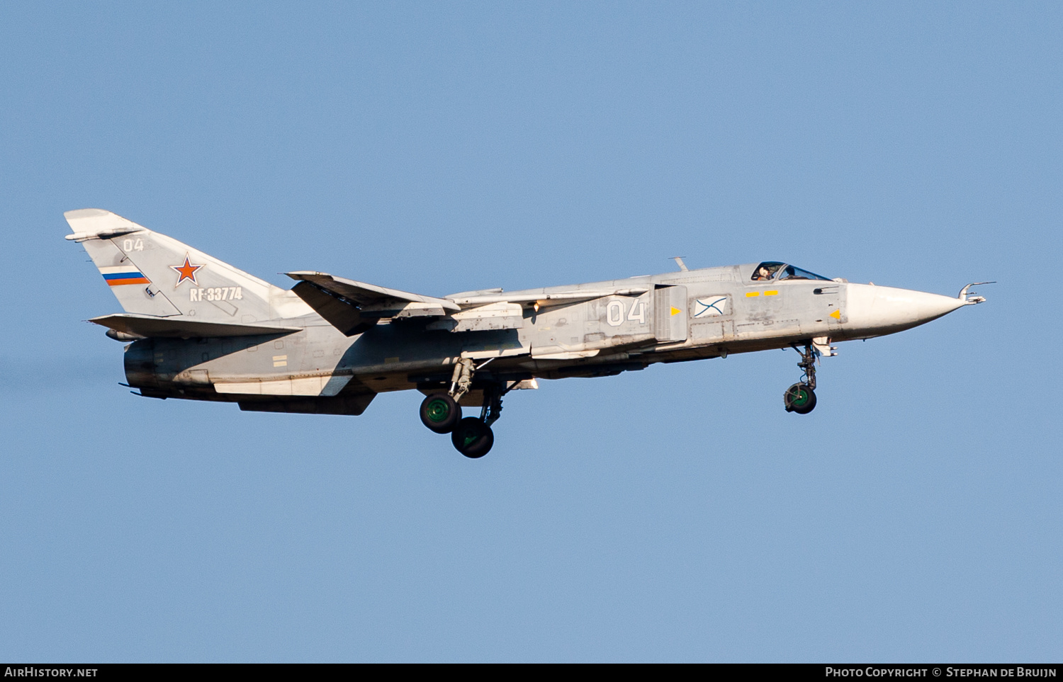 Aircraft Photo of RF-33774 | Sukhoi Su-24 | Russia - Navy | AirHistory.net #230096