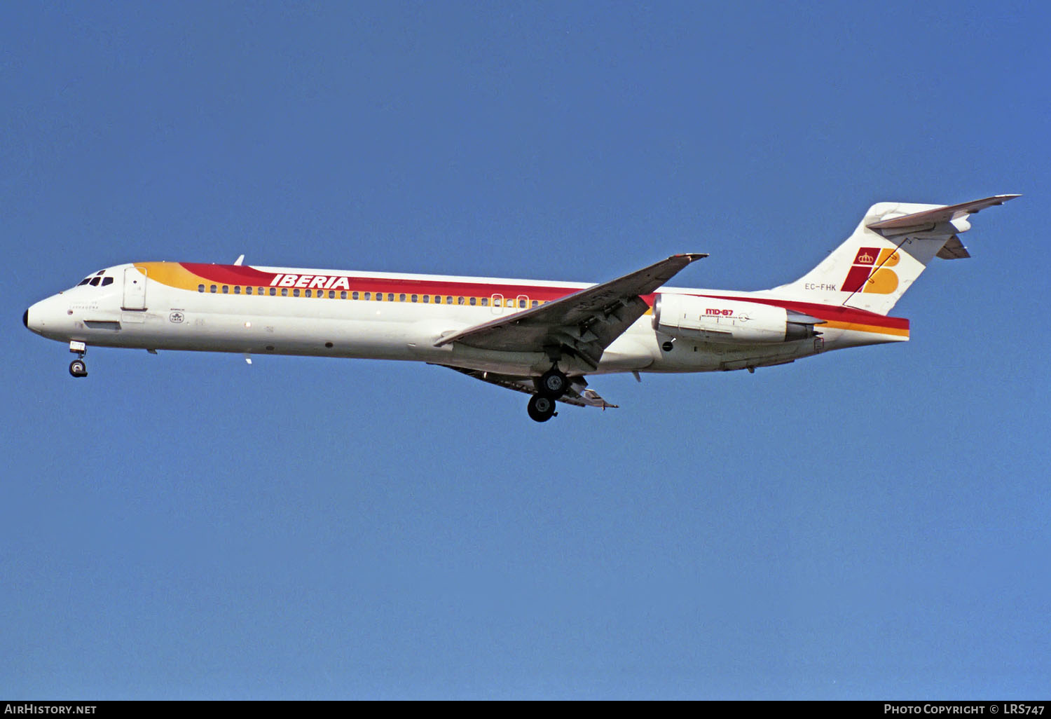 Aircraft Photo of EC-FHK | McDonnell Douglas MD-87 (DC-9-87) | Iberia | AirHistory.net #230099