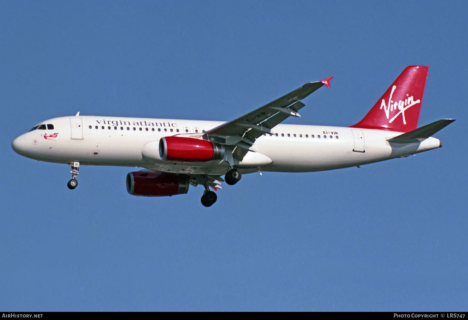 Aircraft Photo of EI-VIR | Airbus A320-231 | Virgin Atlantic Airways | AirHistory.net #230104