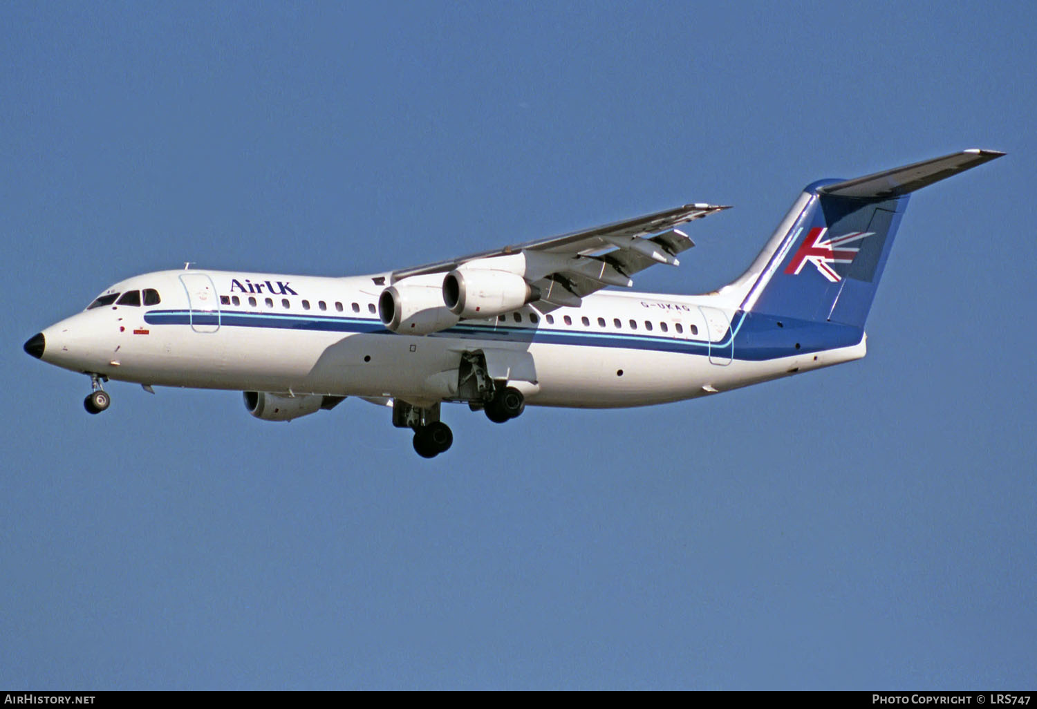 Aircraft Photo of G-UKAG | British Aerospace BAe-146-300 | Air UK | AirHistory.net #230132