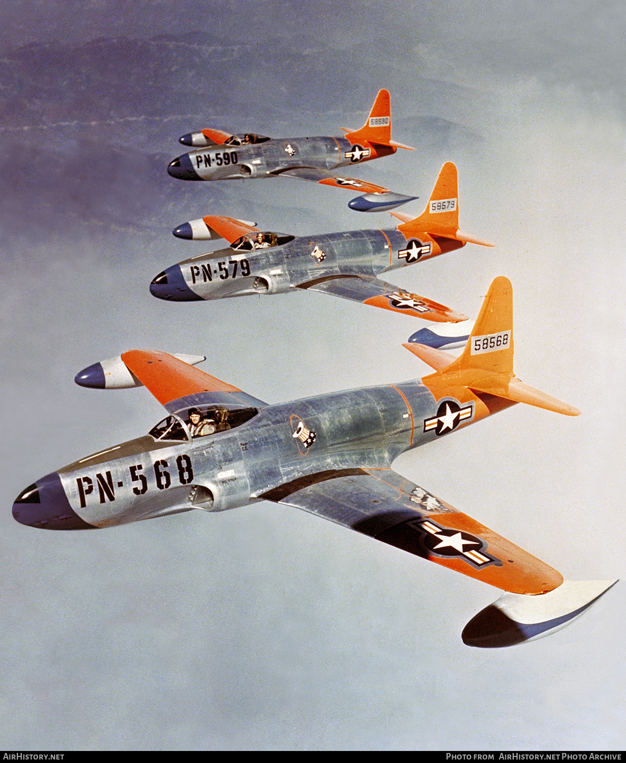 Aircraft Photo of 45-8568 / 58568 | Lockheed F-80B Shooting Star | USA - Air Force | AirHistory.net #230146