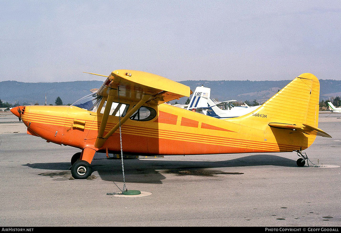 Aircraft Photo of N6643M | Stinson 108-3 Voyager | AirHistory.net #230169