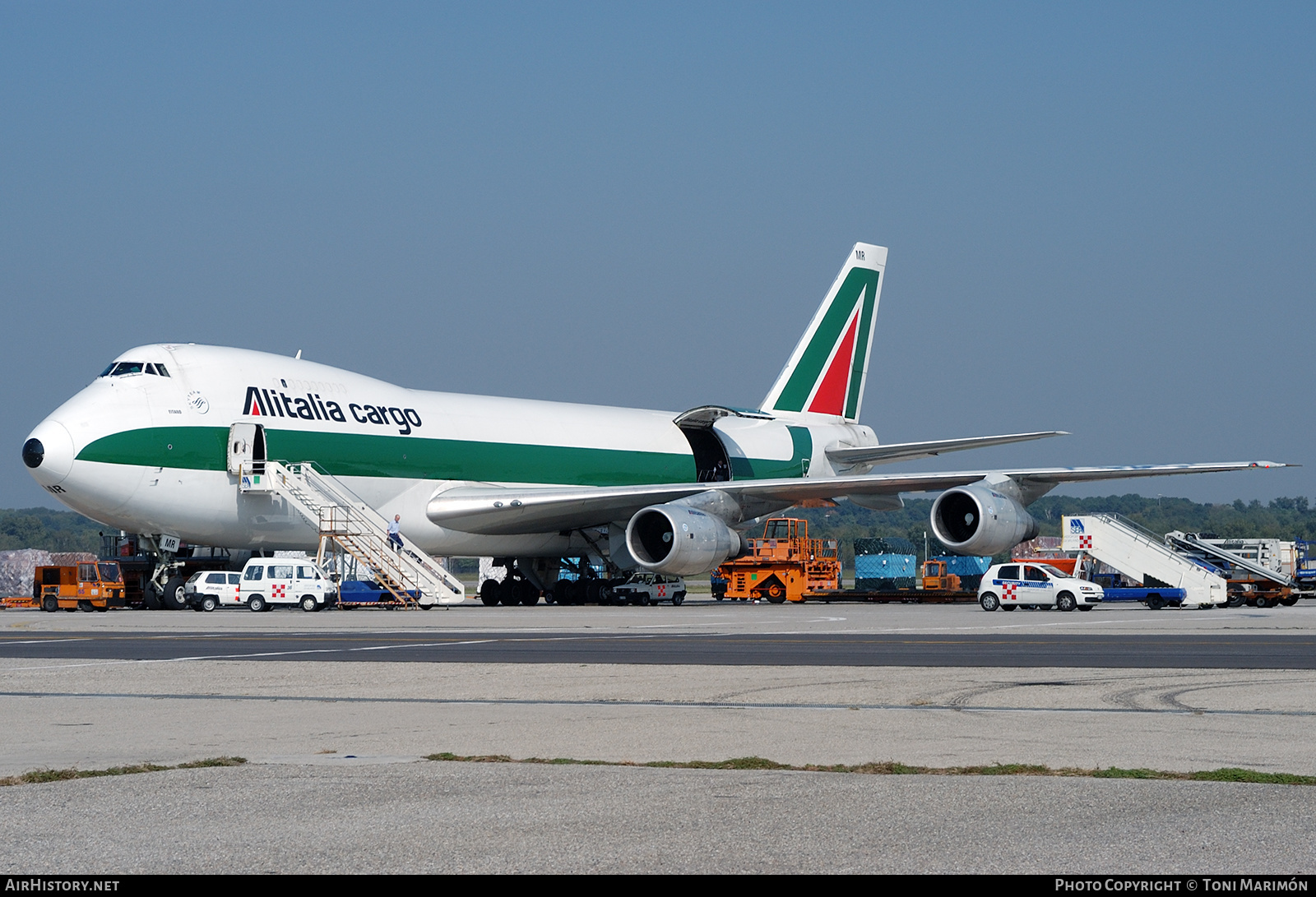 Aircraft Photo of I-DEMR | Boeing 747-243F/SCD | Alitalia Cargo | AirHistory.net #230203