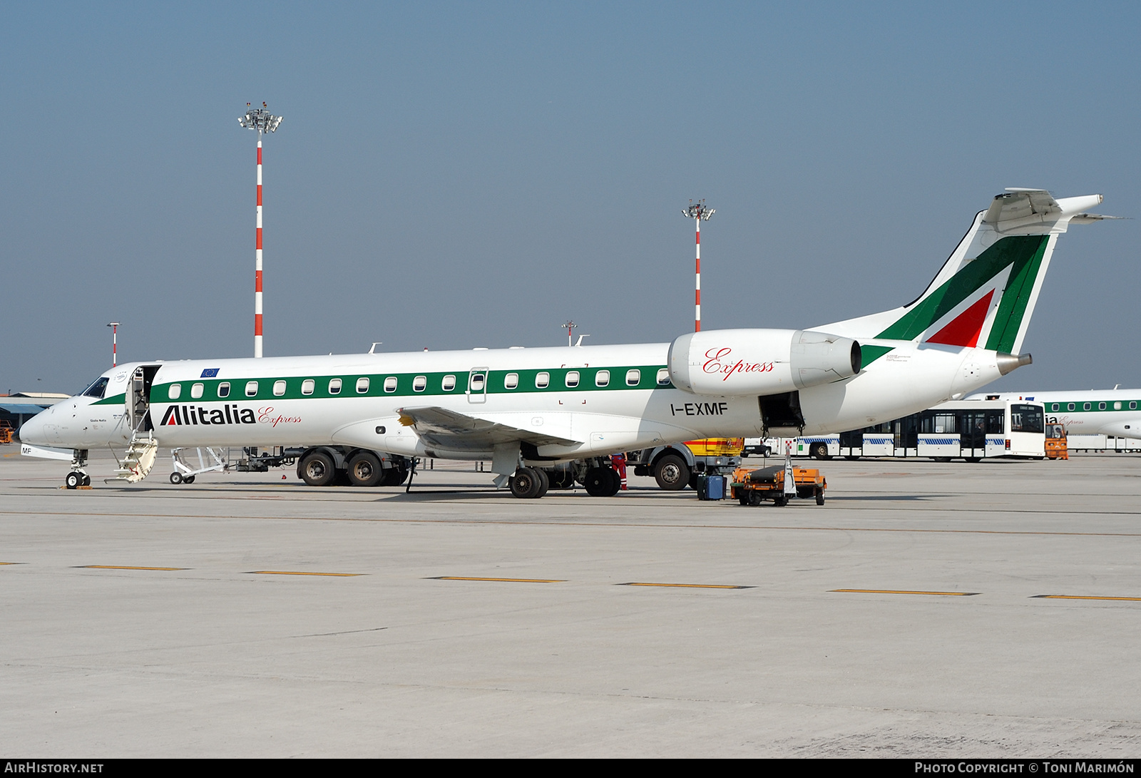 Aircraft Photo of I-EXMF | Embraer ERJ-145LR (EMB-145LR) | Alitalia Express | AirHistory.net #230207