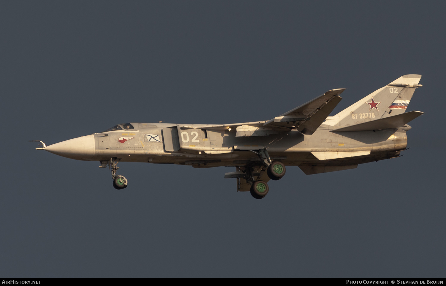 Aircraft Photo of RF-33776 | Sukhoi Su-24 | Russia - Navy | AirHistory.net #230225