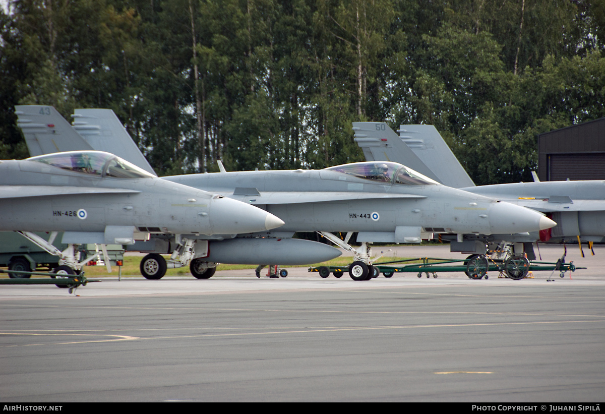 Aircraft Photo of HN-443 | McDonnell Douglas F/A-18C Hornet | Finland - Air Force | AirHistory.net #230240