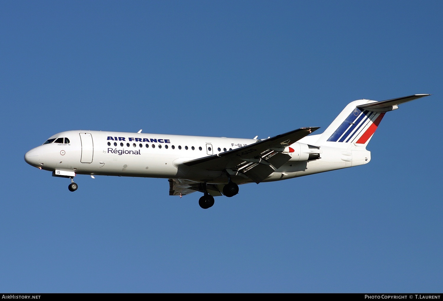 Aircraft Photo of F-GLIS | Fokker 70 (F28-0070) | Air France | AirHistory.net #230253