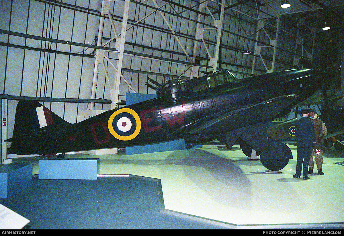 Aircraft Photo of N1671 | Boulton Paul P-82 Defiant I | UK - Air Force | AirHistory.net #230273
