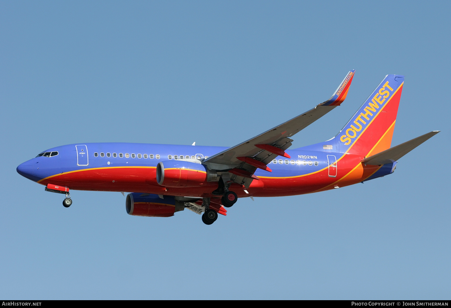Aircraft Photo of N902WN | Boeing 737-7H4 | Southwest Airlines | AirHistory.net #230275
