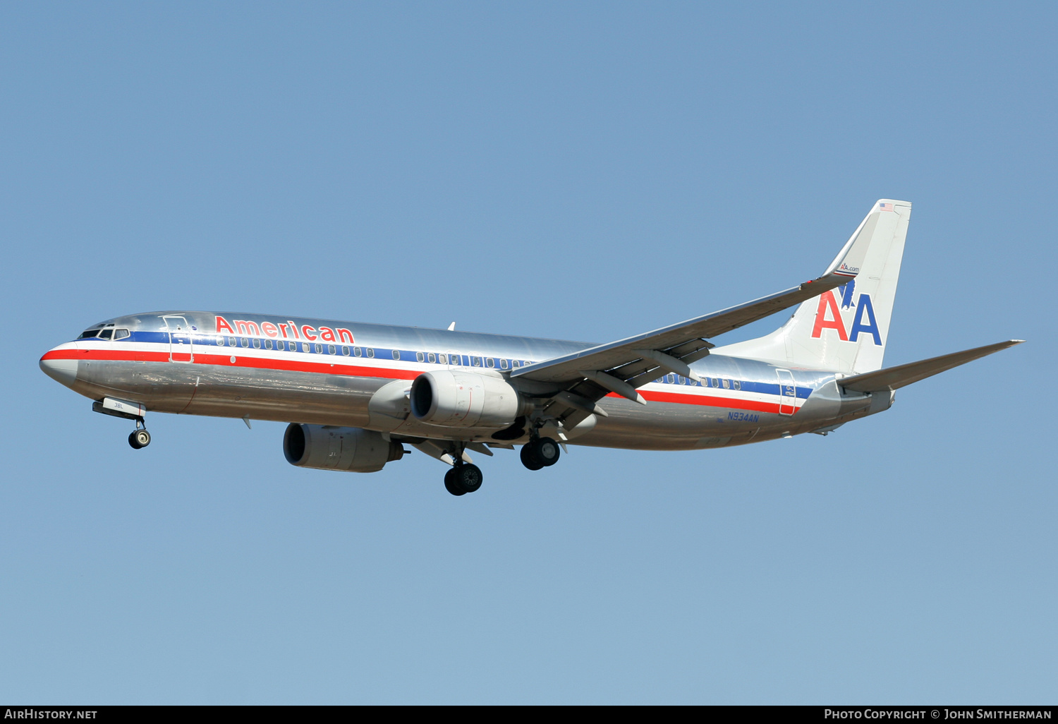 Aircraft Photo of N934AN | Boeing 737-823 | American Airlines | AirHistory.net #230290