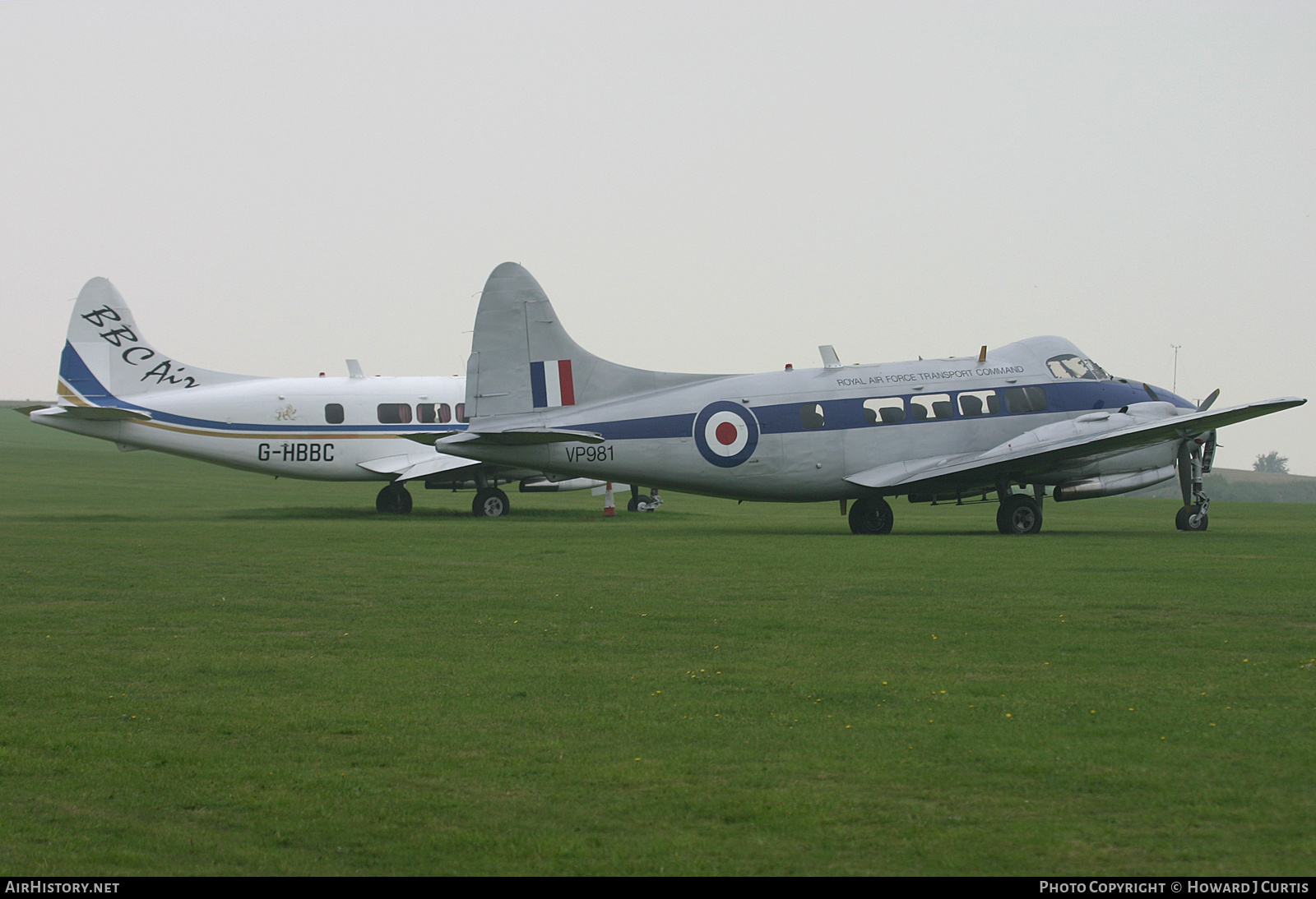 Aircraft Photo of G-DHDV / VP981 | De Havilland D.H. 104 Devon C2/2 | UK - Air Force | AirHistory.net #230306