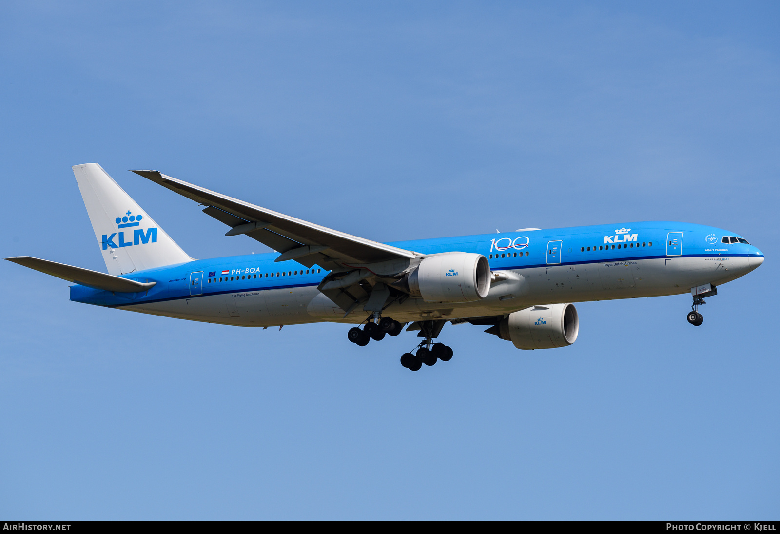 Aircraft Photo of PH-BQA | Boeing 777-206/ER | KLM - Royal Dutch Airlines | AirHistory.net #230318