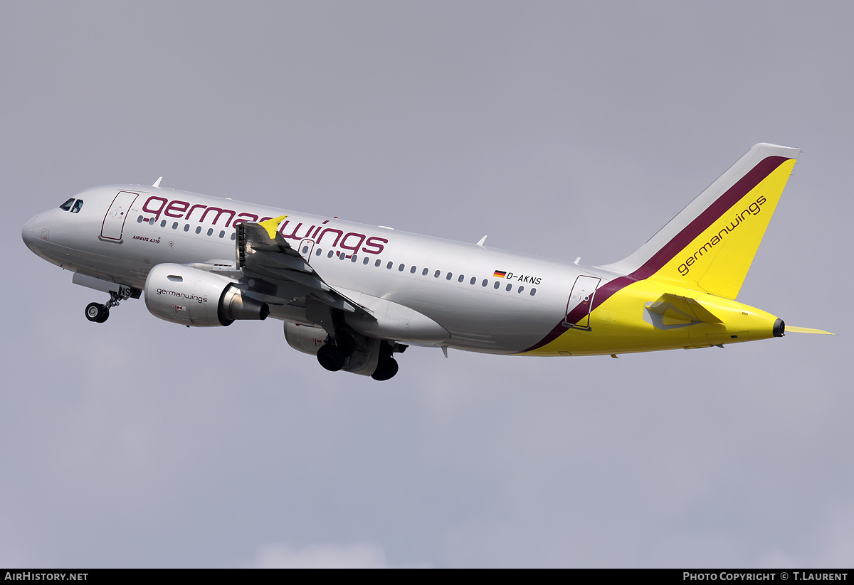 Aircraft Photo of D-AKNS | Airbus A319-112 | Germanwings | AirHistory.net #230323