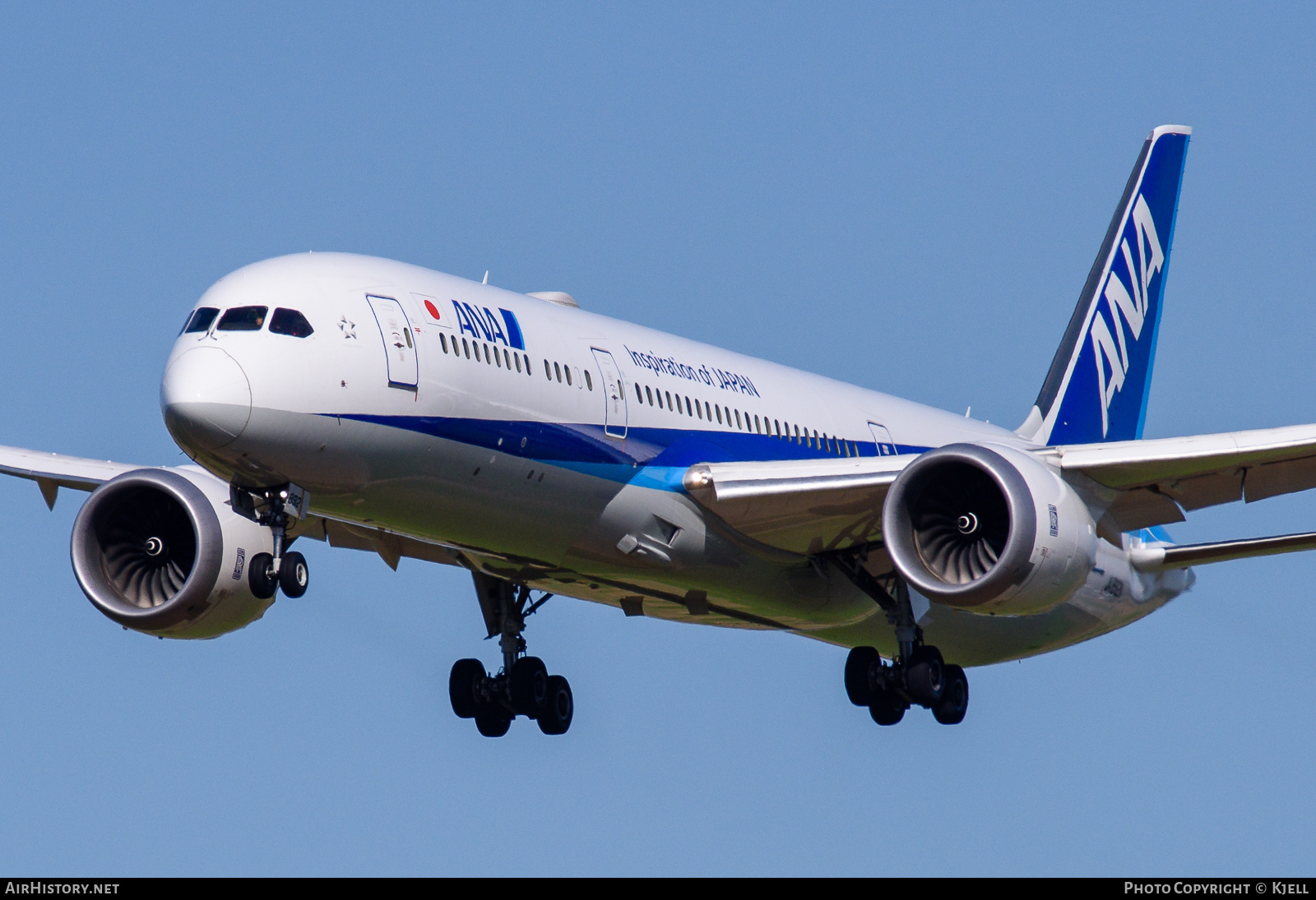 Aircraft Photo of JA892A | Boeing 787-9 Dreamliner | All Nippon Airways - ANA | AirHistory.net #230330