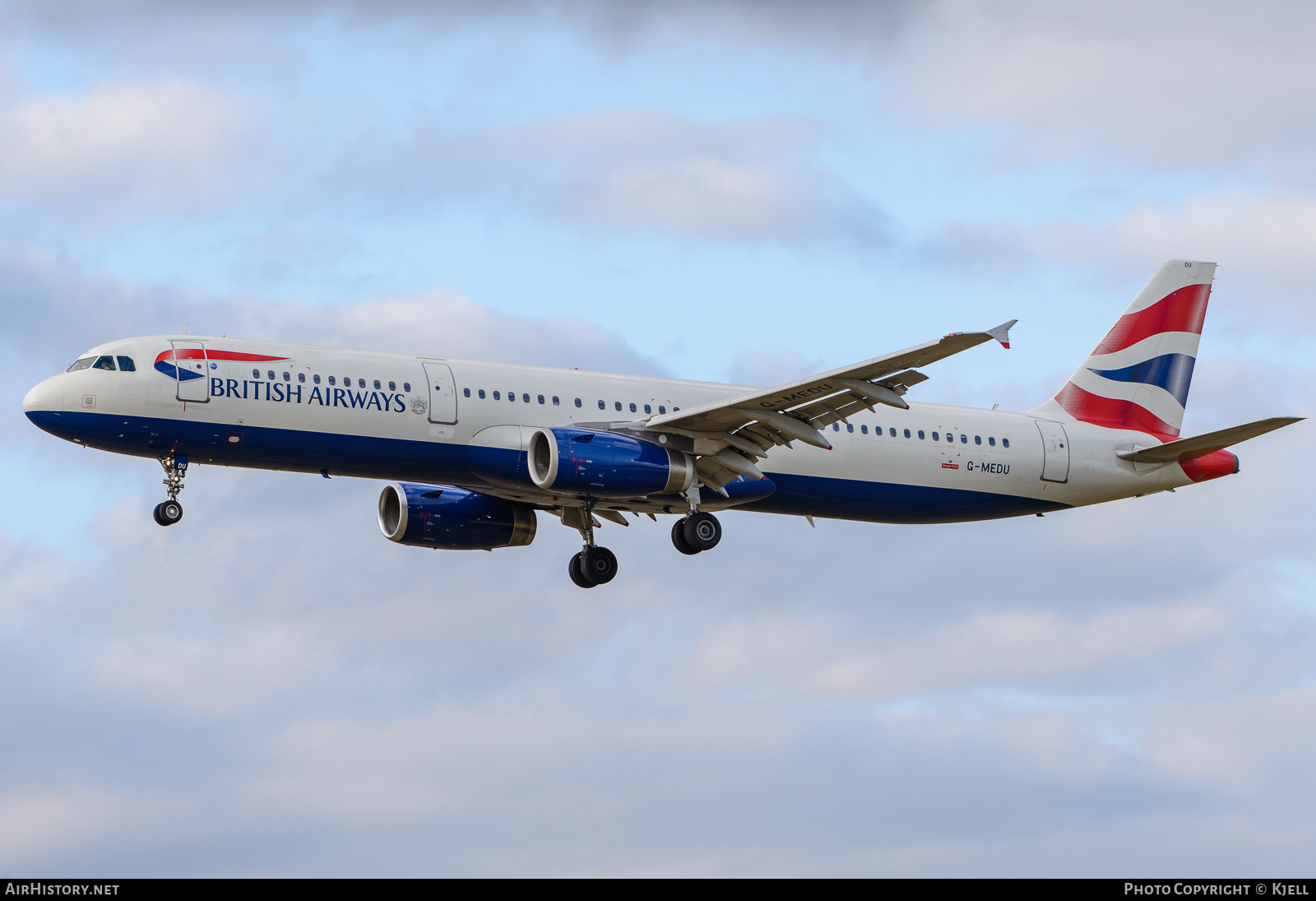 Aircraft Photo of G-MEDU | Airbus A321-231 | British Airways | AirHistory.net #230334