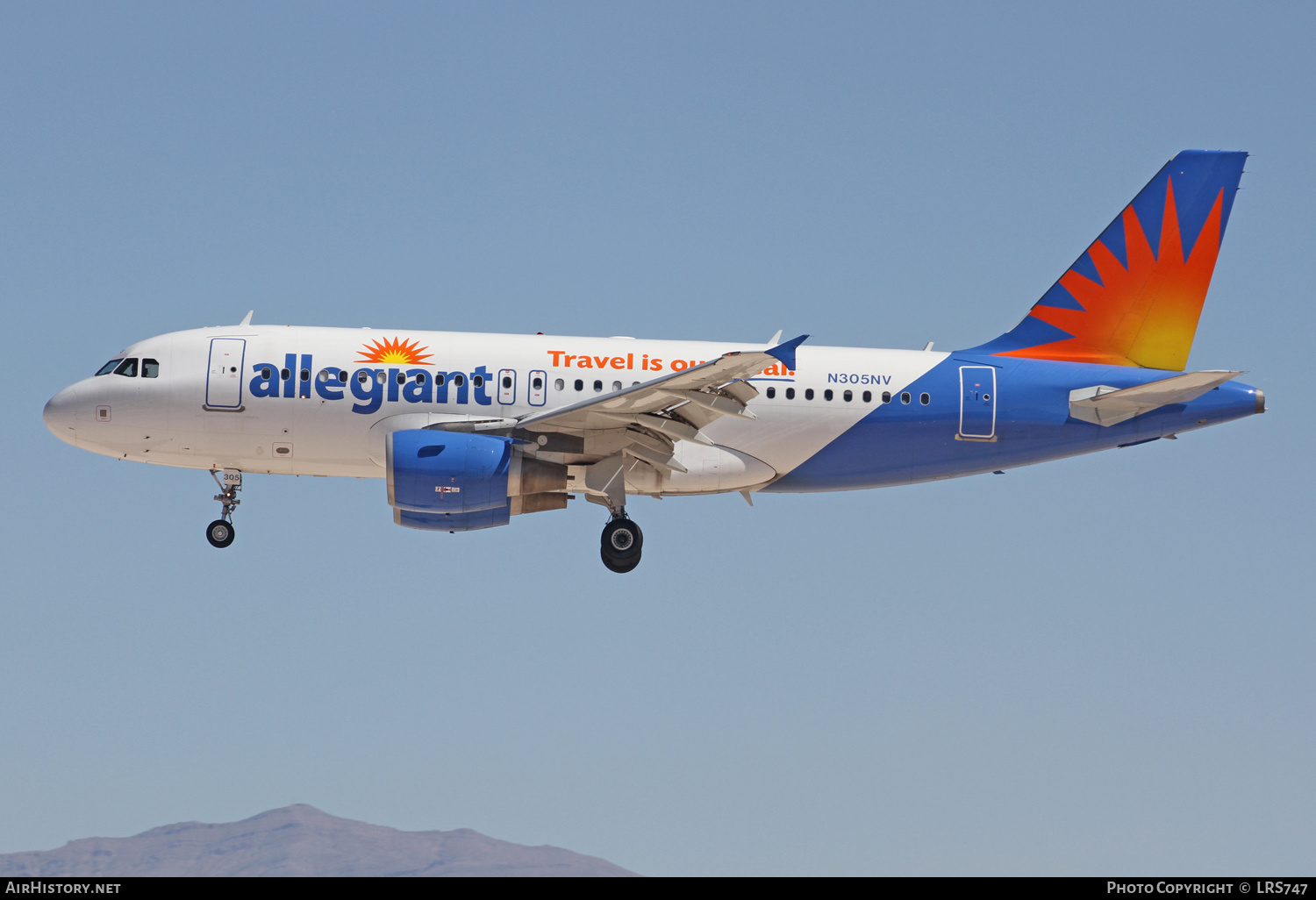 Aircraft Photo of N305NV | Airbus A319-111 | Allegiant Air | AirHistory.net #230338