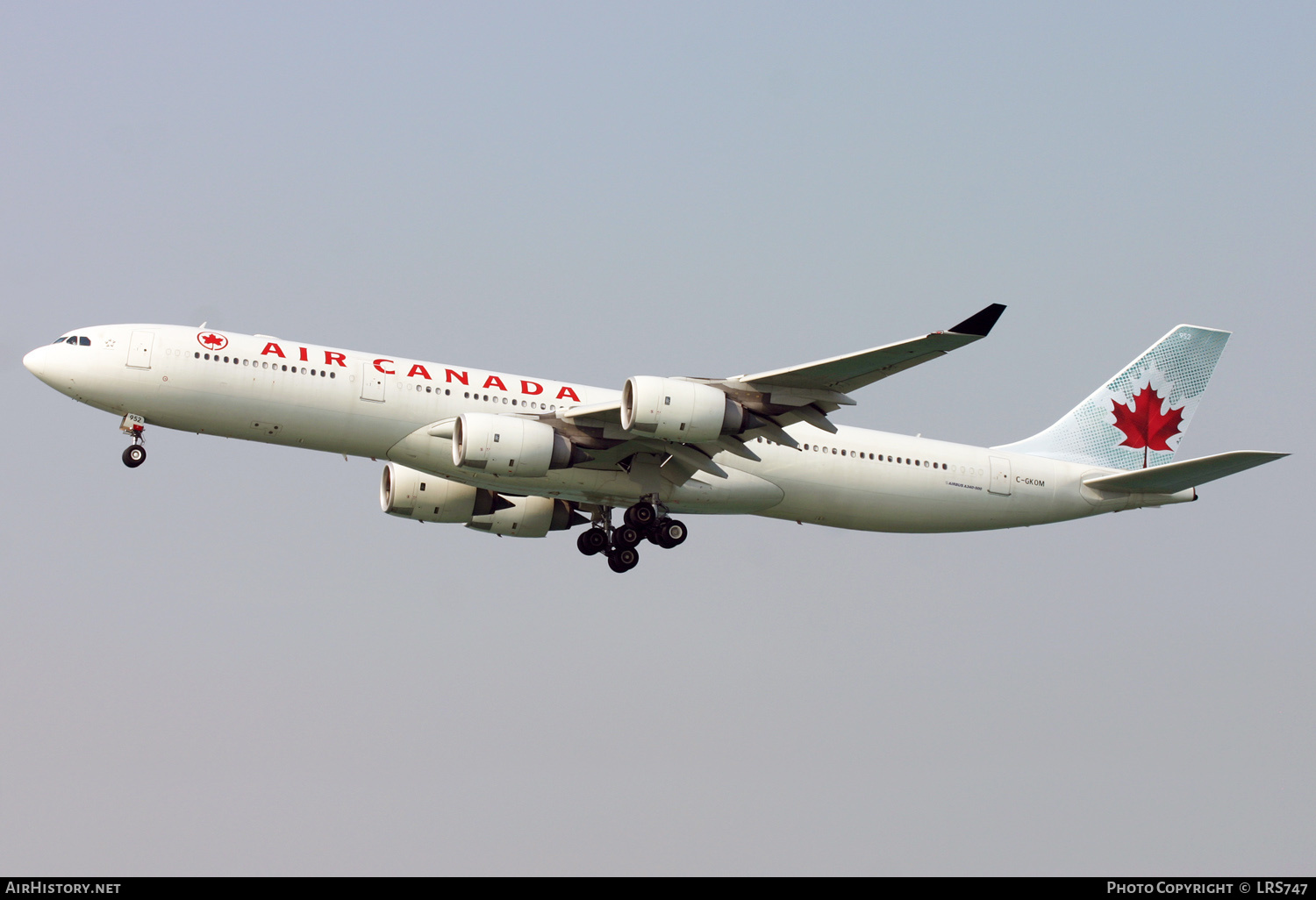 Aircraft Photo of C-GKOM | Airbus A340-541 | Air Canada | AirHistory.net #230341