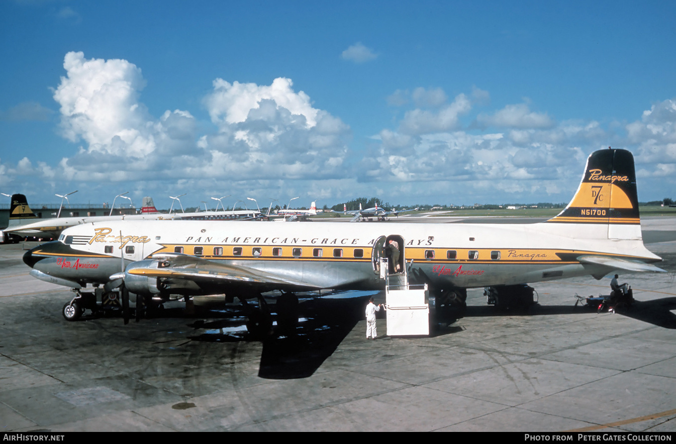 Aircraft Photo of N51700 | Douglas DC-7B | Pan American-Grace Airways - Panagra | AirHistory.net #230360
