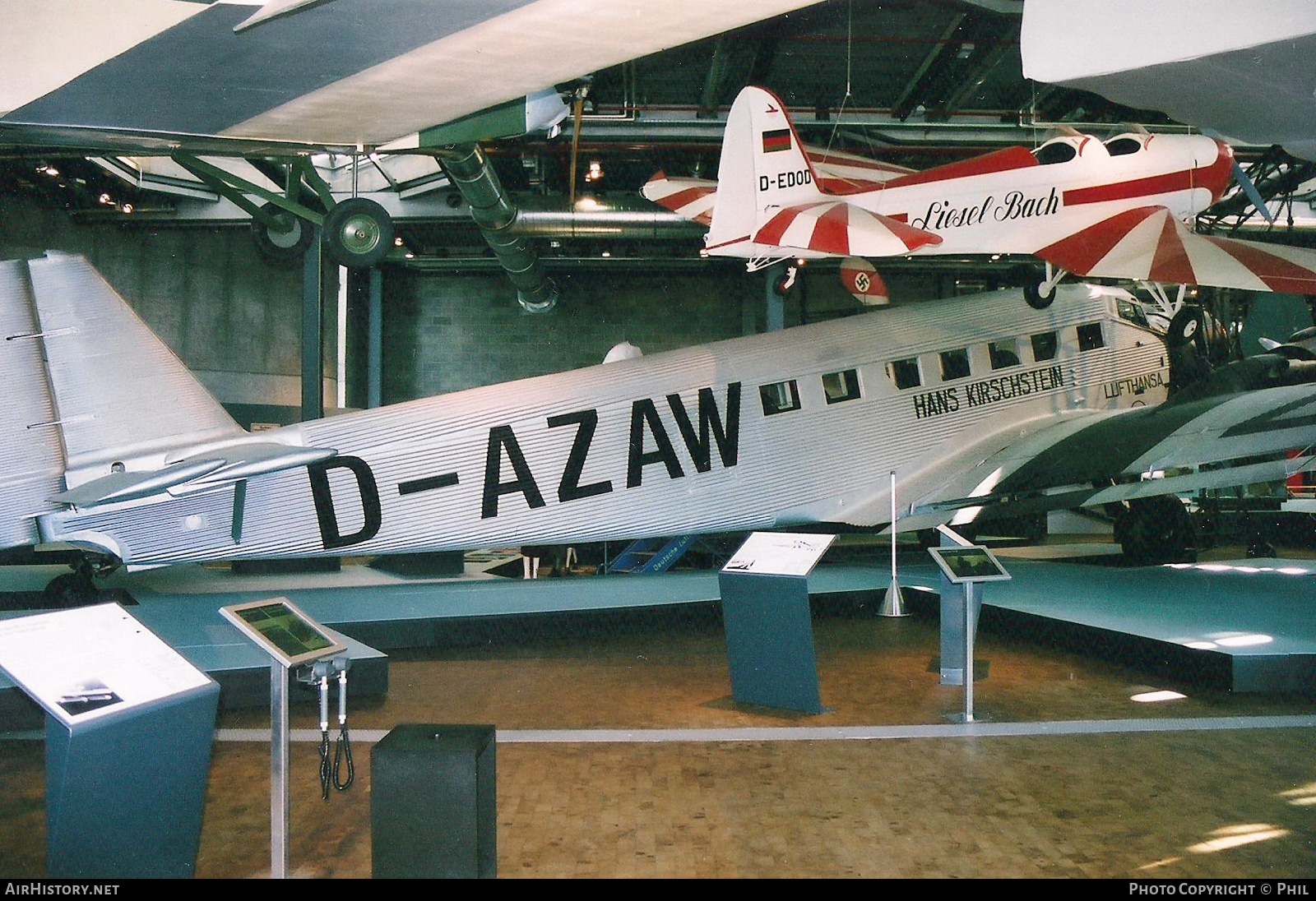 Aircraft Photo of D-AZAW | Junkers Ju 52/3m te | Deutsche Luft Hansa | AirHistory.net #230376