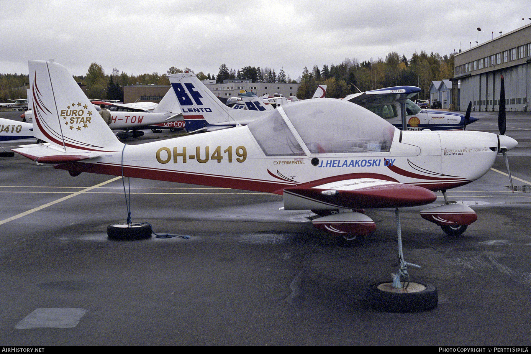 Aircraft Photo of OH-U419 | Evektor-Aerotechnik EV-97 Eurostar | AirHistory.net #230388