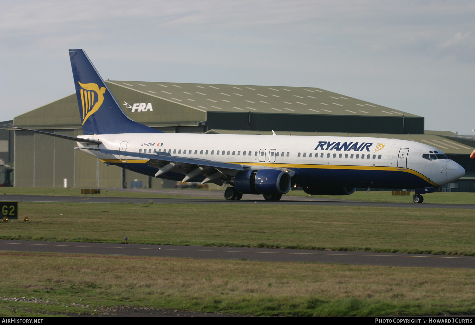 Aircraft Photo of EI-CSM | Boeing 737-8AS | Ryanair | AirHistory.net #230390