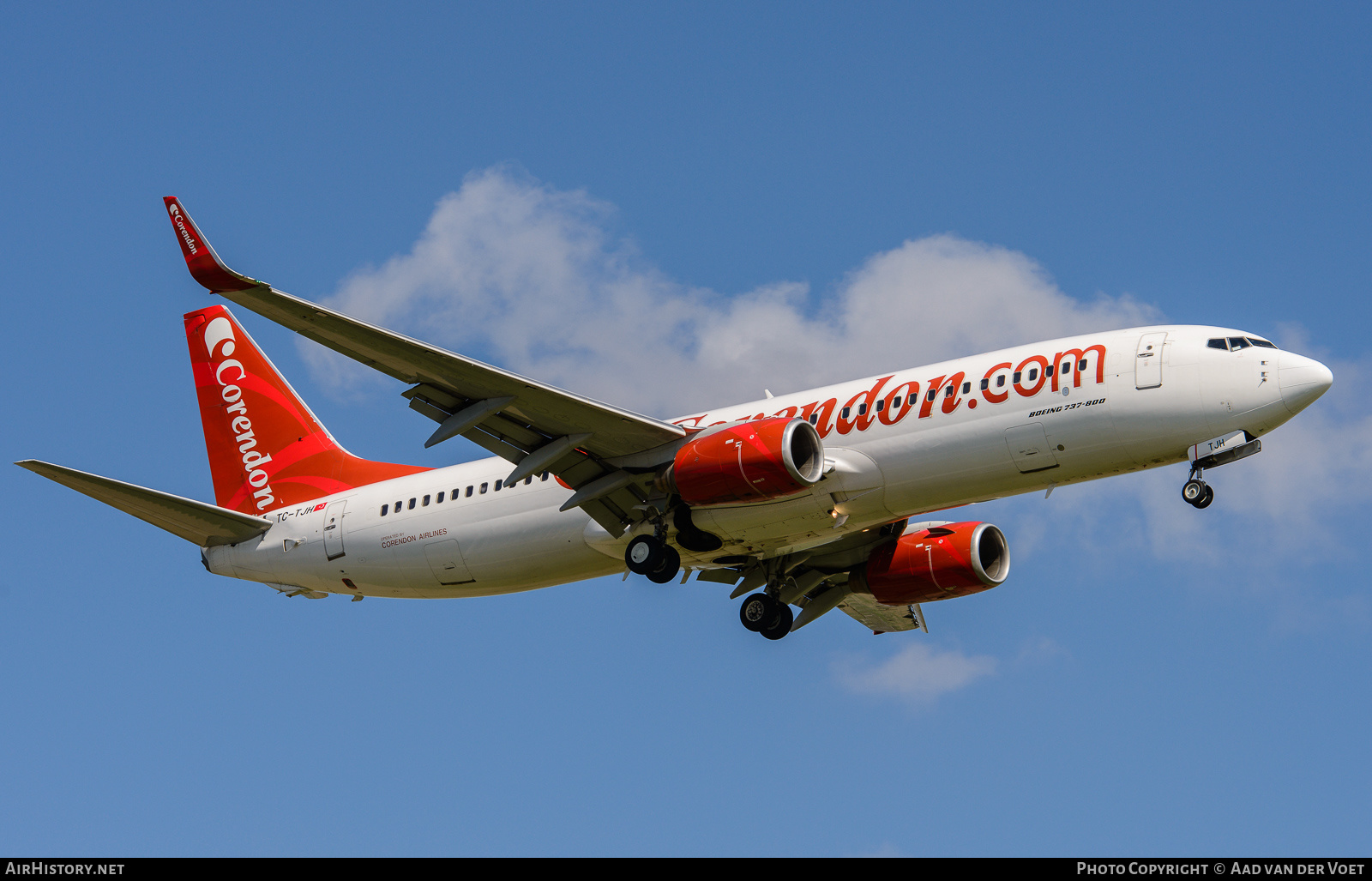 Aircraft Photo of TC-TJH | Boeing 737-86J | Corendon Airlines | AirHistory.net #230408