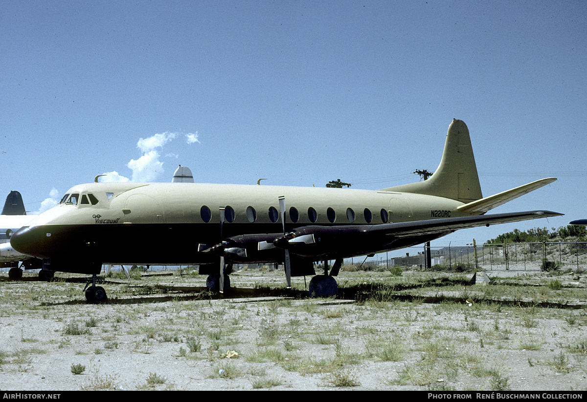 Aircraft Photo of N220RC | Vickers 745D Viscount | Go Transportation | AirHistory.net #230412