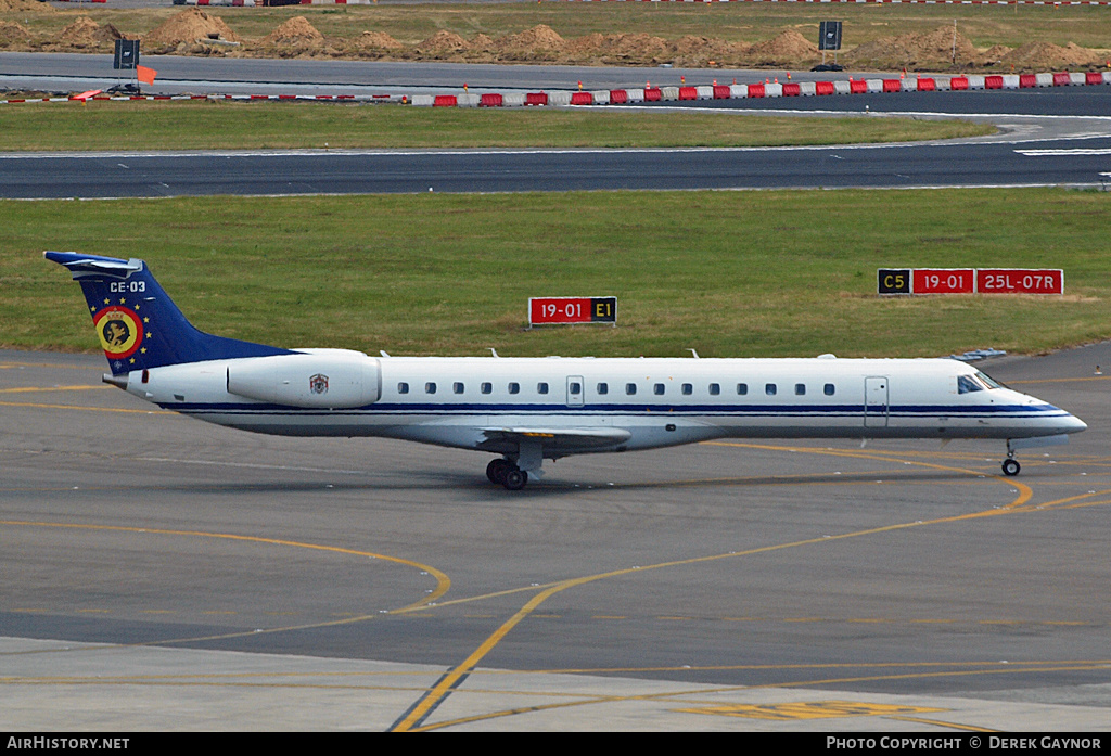 Aircraft Photo of CE-03 | Embraer ERJ-145LR (EMB-145LR) | Belgium - Air Force | AirHistory.net #230440