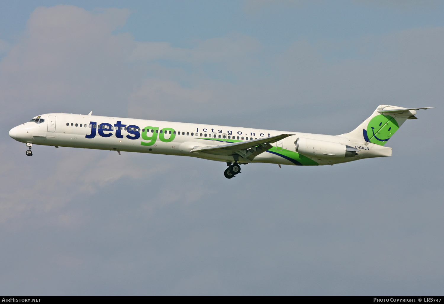 Aircraft Photo of C-GKLN | McDonnell Douglas MD-83 (DC-9-83) | Jetsgo | AirHistory.net #230447