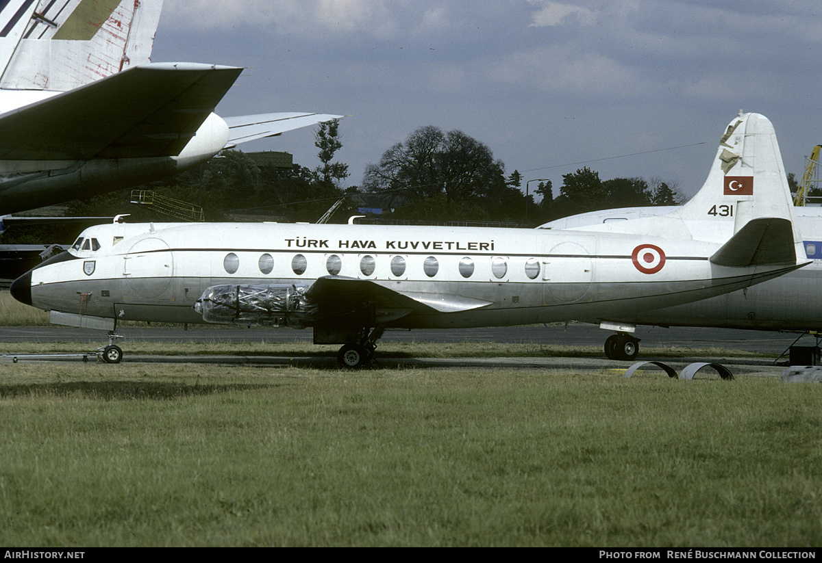 Aircraft Photo of 431 | Vickers 794D Viscount | Turkey - Air Force | AirHistory.net #230452