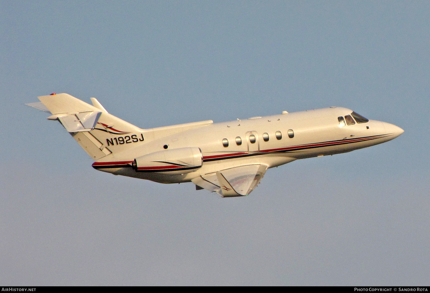 Aircraft Photo of N192SJ | Raytheon Hawker 800B | AirHistory.net #230461