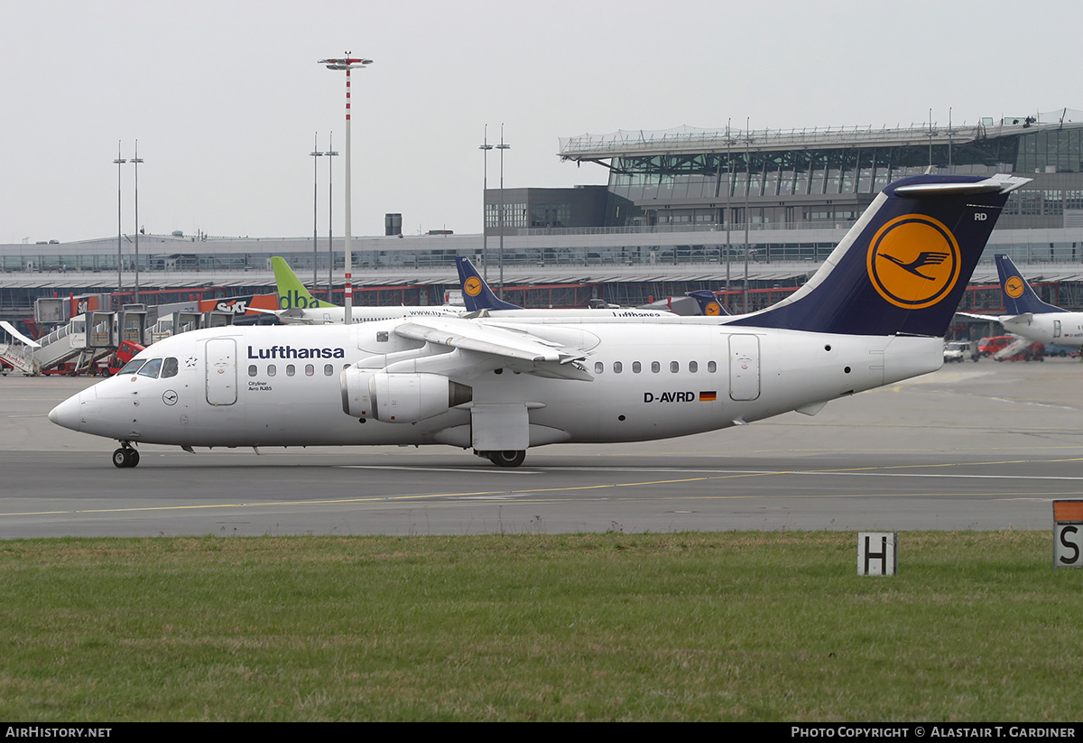 Aircraft Photo of D-AVRD | British Aerospace Avro 146-RJ85 | Lufthansa | AirHistory.net #230487