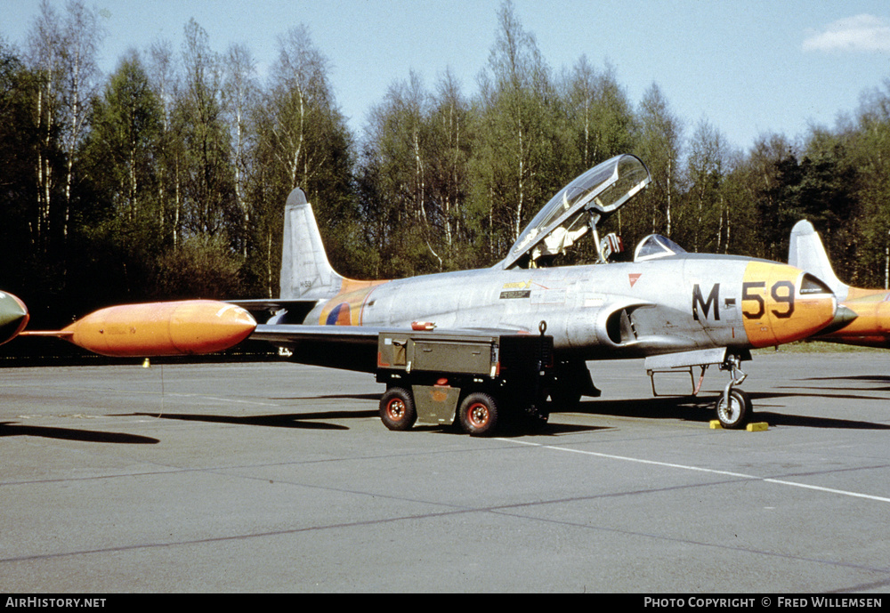Aircraft Photo of M-59 | Lockheed T-33A | Netherlands - Air Force | AirHistory.net #230490