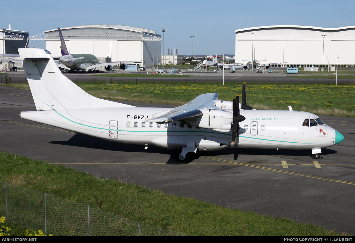 Aircraft Photo of F-GVZJ | ATR ATR-42-320 | Equaflight Service | AirHistory.net #230509