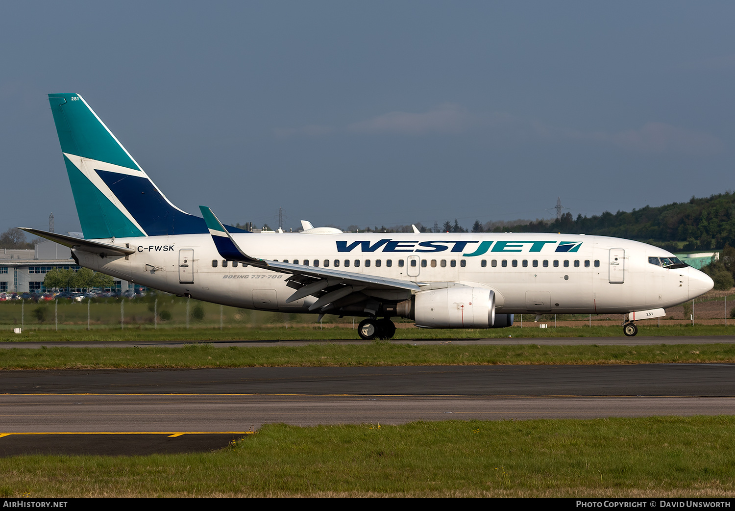 Aircraft Photo of C-FWSK | Boeing 737-7CT | WestJet | AirHistory.net #230513