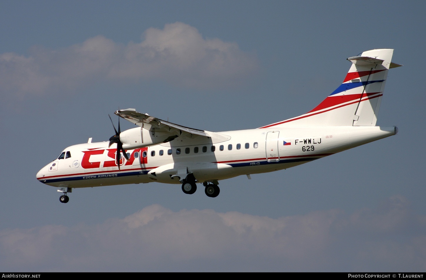Aircraft Photo of F-WWLJ | ATR ATR-42-500 | ČSA - Czech Airlines | AirHistory.net #230533